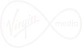 The logo of Virgin Media.
